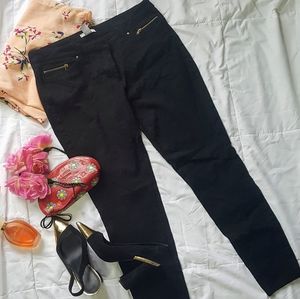 Skinny-fit Black Stretch Pants